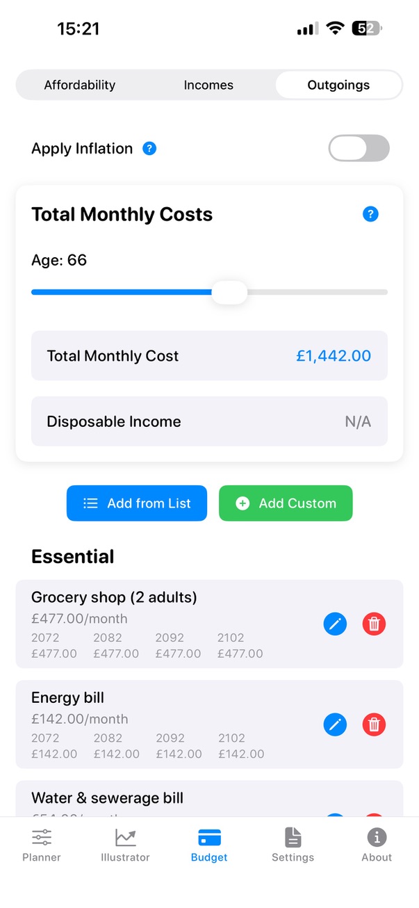 PensionBud AI helper explanation screen